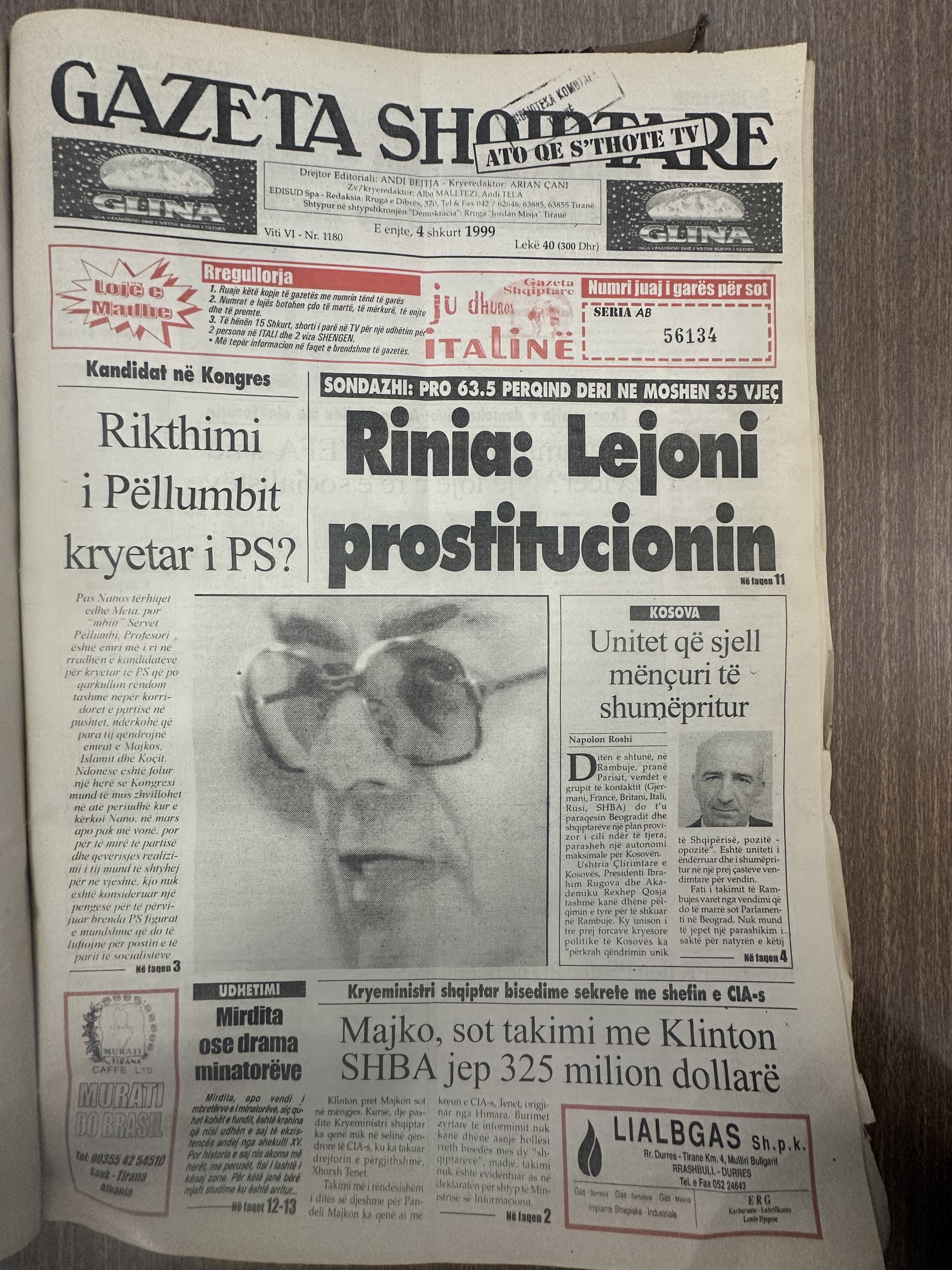 Gazeta Shqiptare 1999-02-04